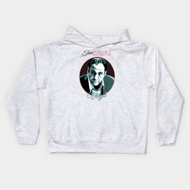 Virgil (Classic Variant) (James Gandolfini in True Romance) Kids Hoodie by PlaidDesign